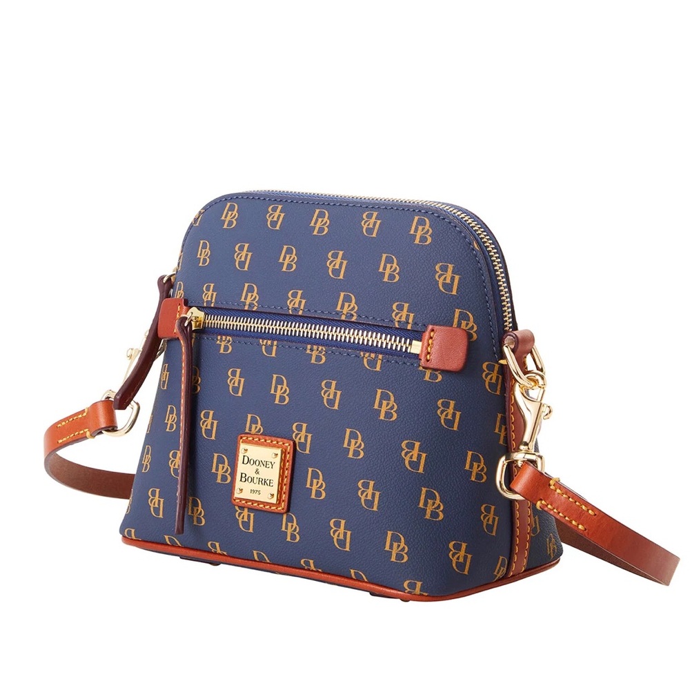 Dooney & Bourke NWOT Greta Domed Crossbody in Blue